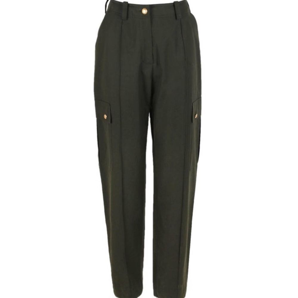 Chanel Olive Green Pants